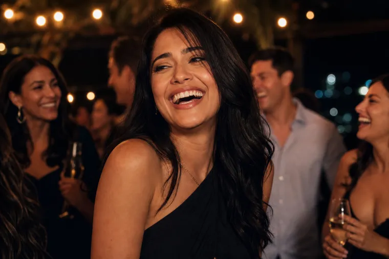 Después: La sonrisa más brillante de la noche