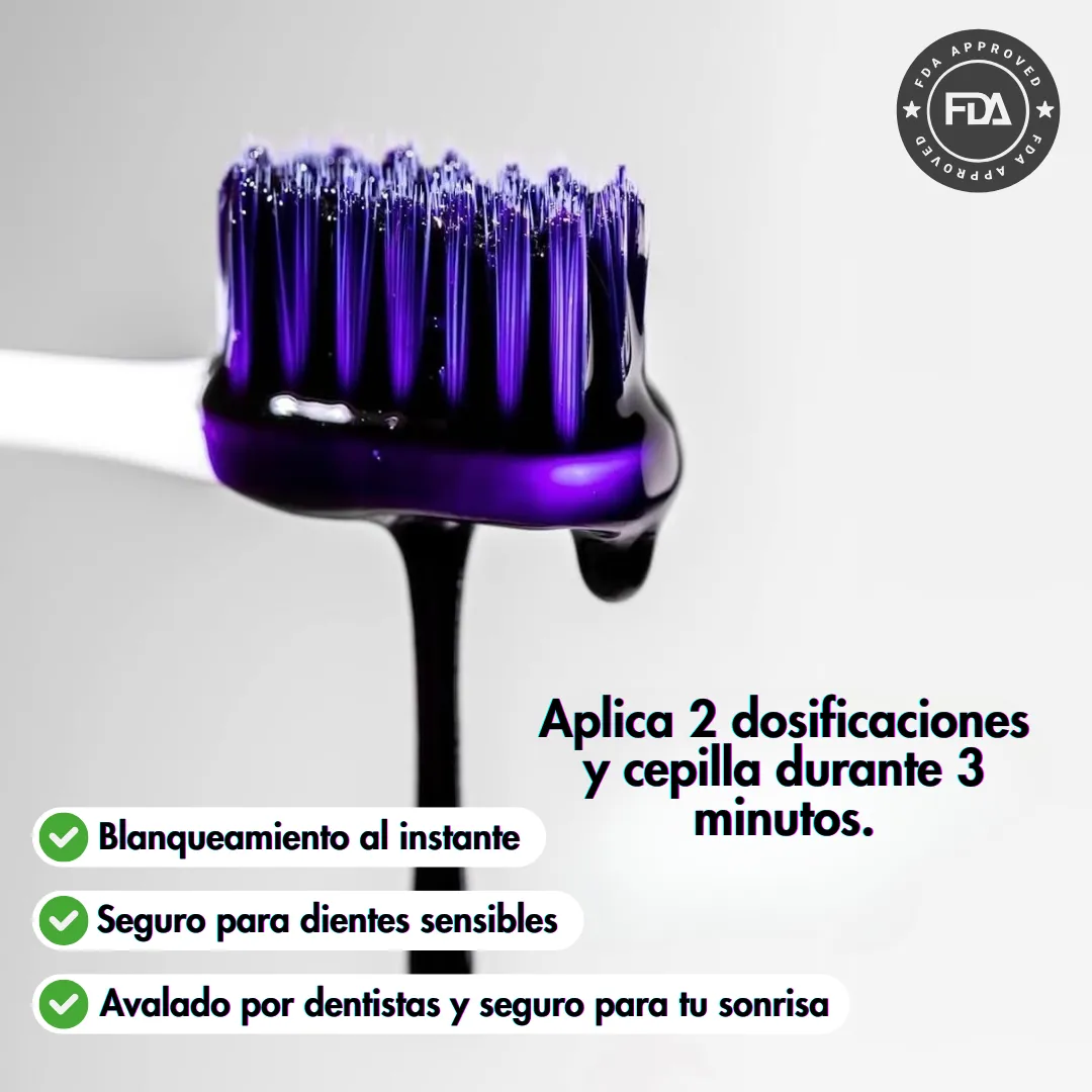 Serum OUHOE v34 aplicado sobre cepillo de dientes